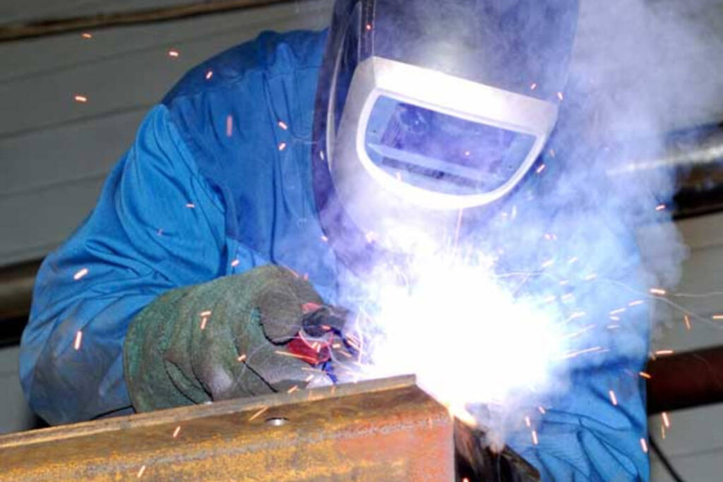 Hazard of MIG Welding Mild Steel welding fume from shielding gases