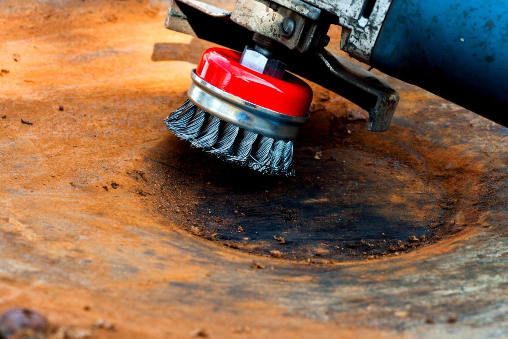 Preparing Rusty Metal for Welding