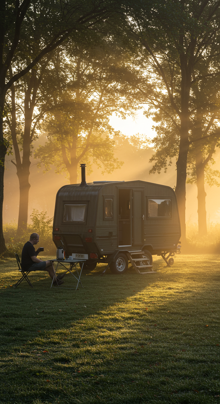 DIY Trailers, a  portable waste tank 